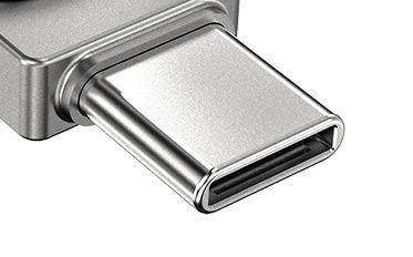 Image of Platinet USB 3.0 pendrive C-DEPO 32GB + USB-C *Silver* (OTG) (45454) [60R25W] (IT14618)